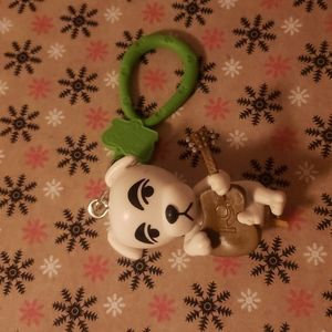 Animal Crossing Backpack buddies K.k. Slider figural Keychain clip New